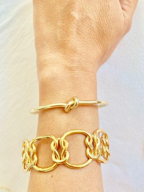 Love Knot Bracelet -Gold Knot Bracelet